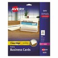 Avery Dennison Avery, Clean Edge Business Cards, Laser, 2 X 3 1/2, Ivory, 200PK 5876